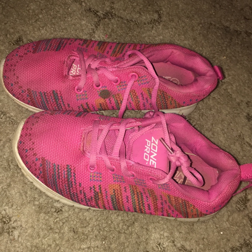 pink kids sneakers